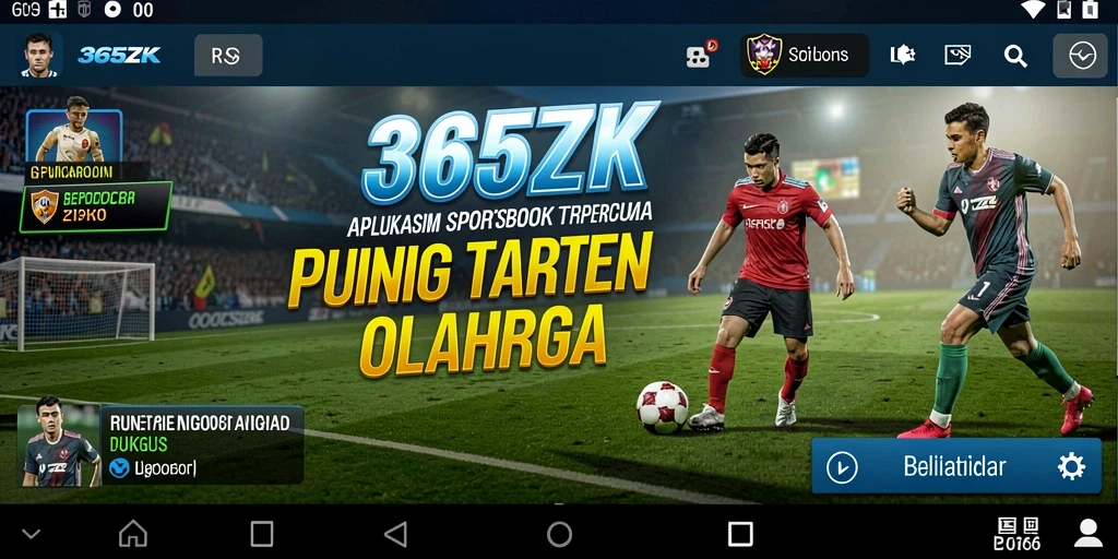 Tampilan antarmuka aplikasi 365ZK yang menarik dan informatif.
