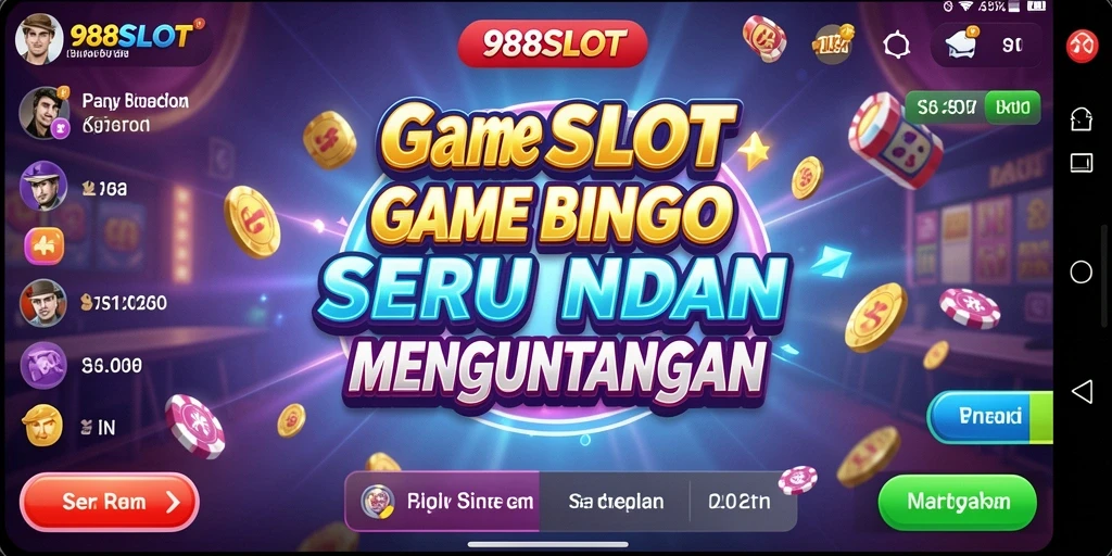 Tampilan gameplay seru dalam 988SLOT Bingo.