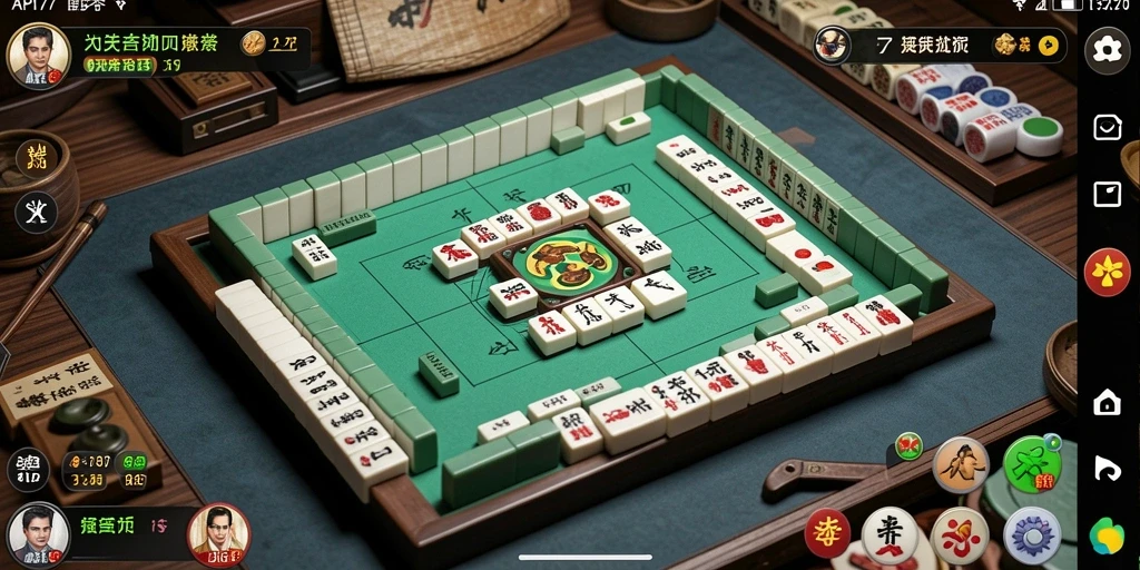 Tampilan gameplay Mahjong yang memikat dan mengasyikkan.