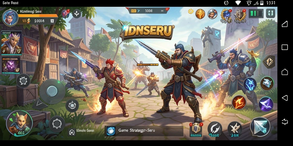 Tampilan gameplay seru dan menarik dari IDNSERU.