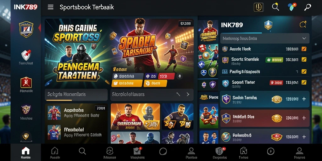 Tampilan menarik dan informatif dari gameplay INK789.