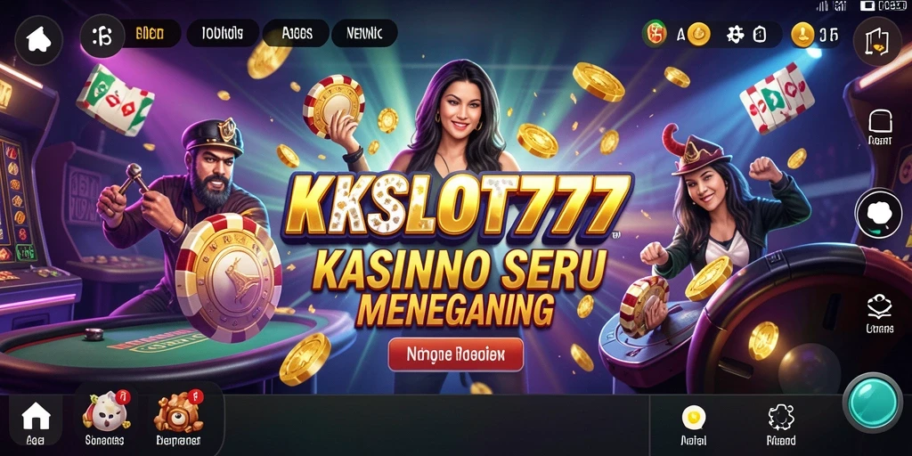 Gameplay menegangkan dengan visual menakjubkan dari KKSLOT777.