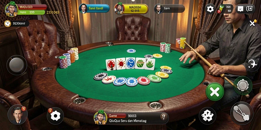 Screenshot gameplay QiuQiu menarik dari MADU303.