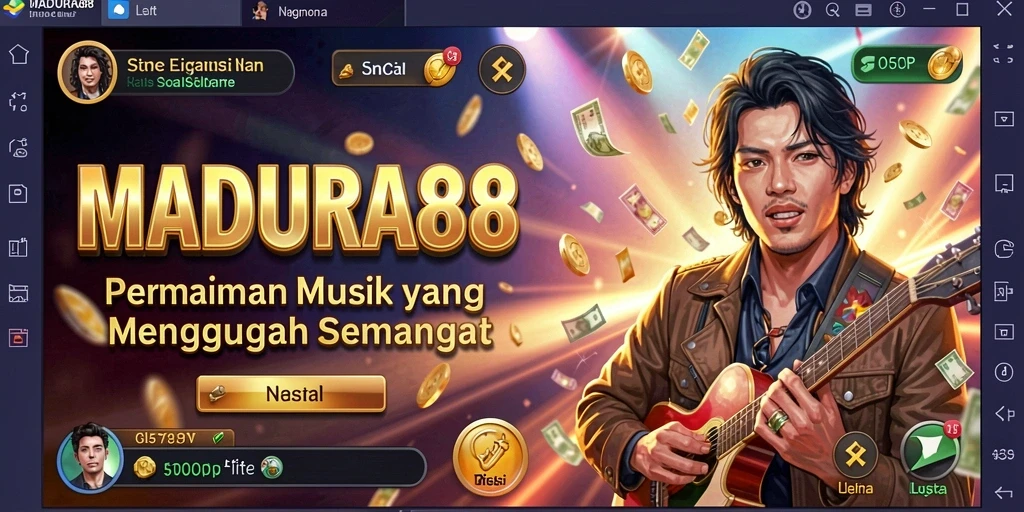 Tangkapan layar gameplay menunjukkan pengalaman mendengarkan musik yang seru.
