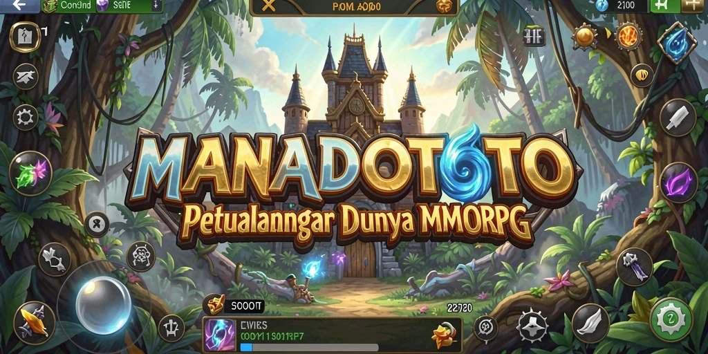 Tampilan gameplay epik dari MANADOTOTO yang penuh aksi.