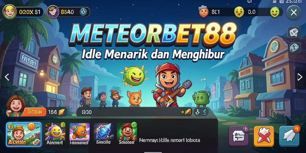 Tampilan gameplay METEORBET88 yang seru dan menghibur.