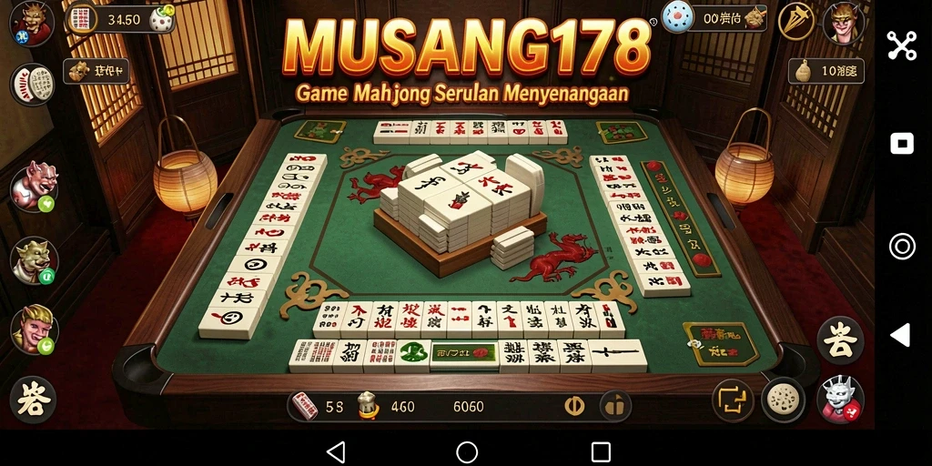 Screenshot gameplay MUSANG178 yang menampilkan aksi Mahjong yang seru.
