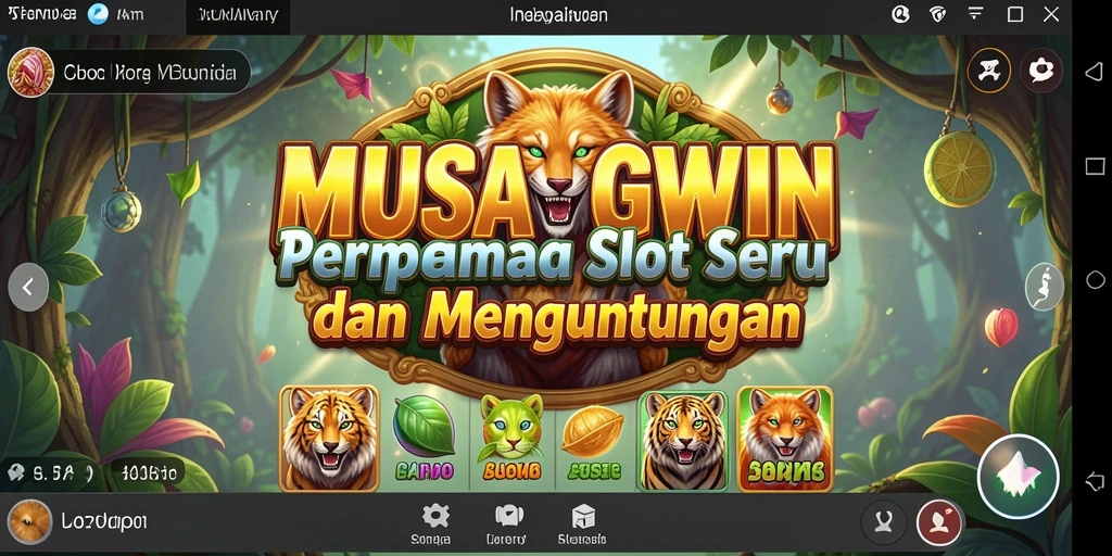 Tampilan menarik dari gameplay MUSANGWIN yang fun dan interaktif.