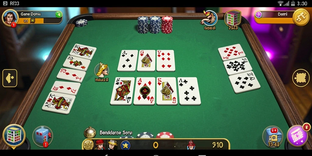 Tampilan screenshot gameplay domino yang seru dan interaktif.