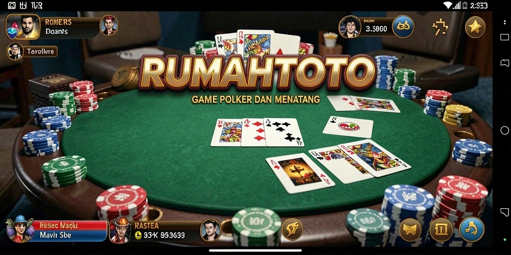 Tampilan gameplay seru RUMAHTOTO dengan grafis yang menarik.
