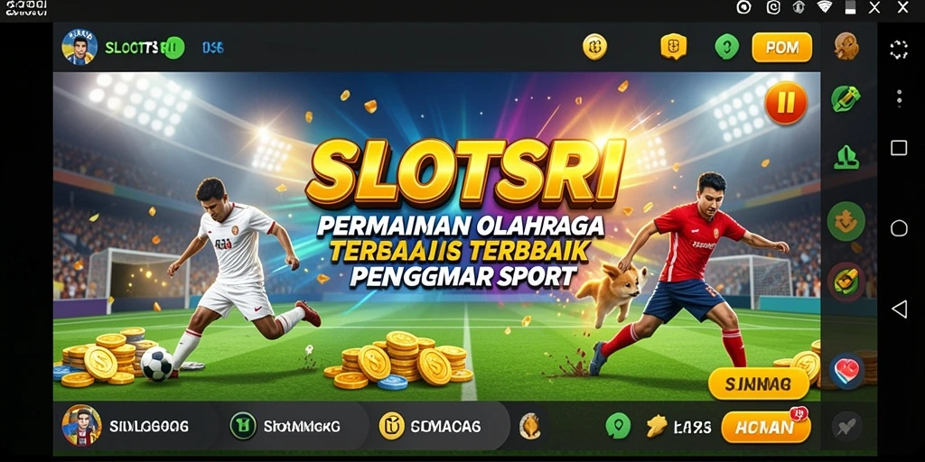 Tampilan permainan SLOTSRI yang menarik dan menegangkan dalam kategori olahraga.
